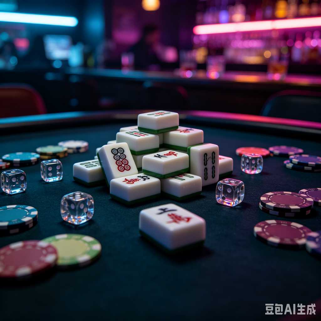 colorful mini mahjong tiles